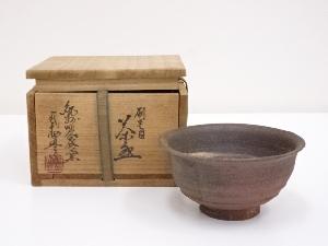 JAPANESE TEA CEREMONY / TEA BOWL CHAWAN / BRUSH MARKS 